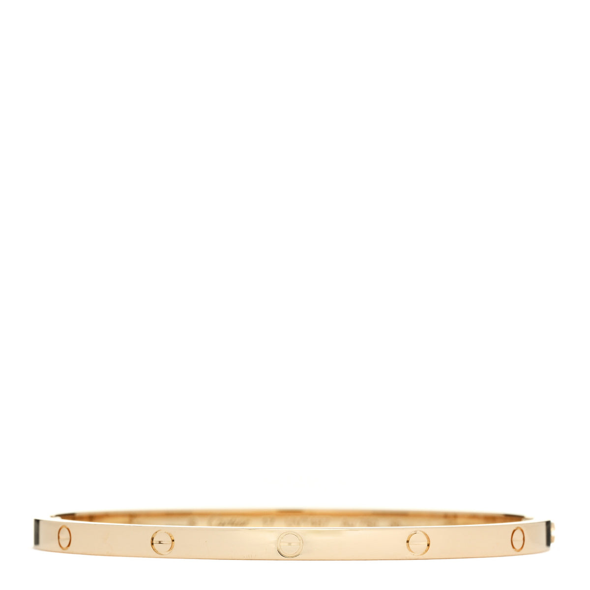 Cartier 18K Yellow Gold Small LOVE Bracelet 17 1 of 7