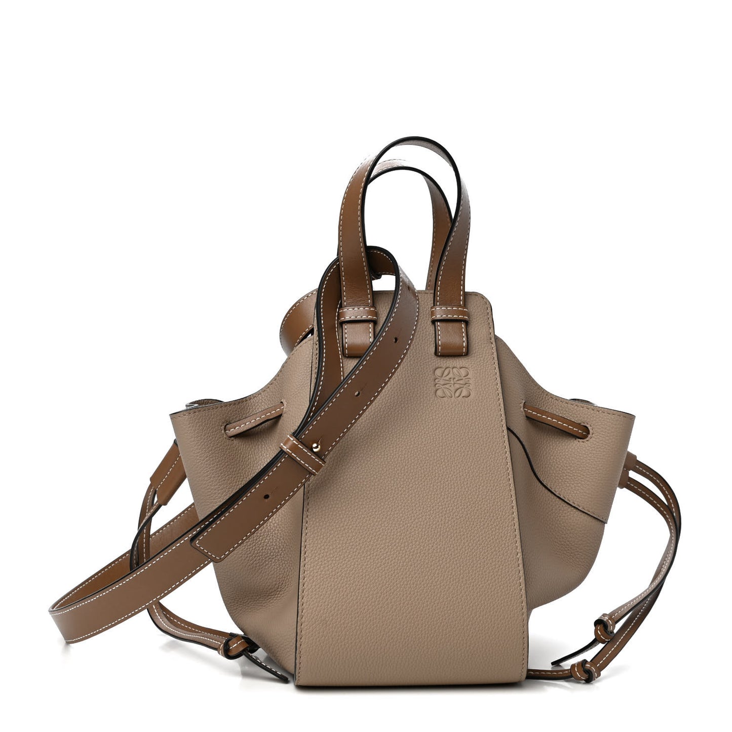 Calfskin Mini Hammock Shoulder Bag Sand Mink