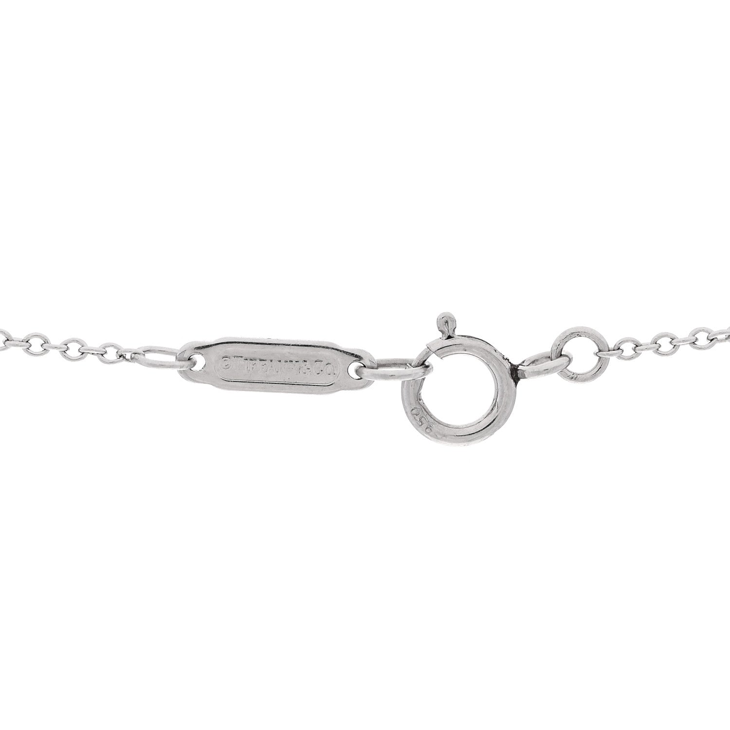 Tiffany Platinum Diamond Flower Pendant Necklace 4 of 6