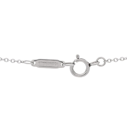 Tiffany Platinum Diamond Flower Pendant Necklace 4 of 6