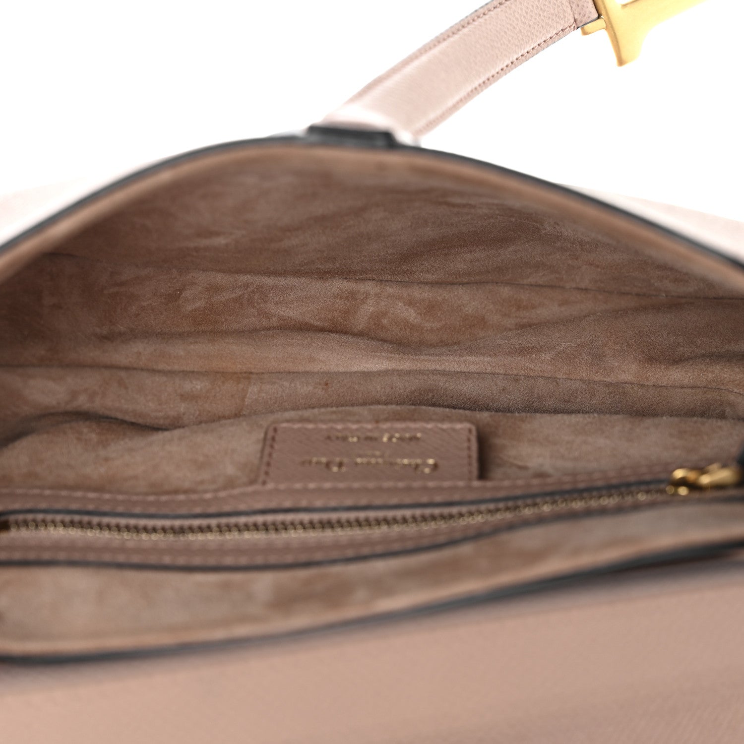 Christian Dior Grained Calfskin Saddle Bag With Strap Blush 5 of 10