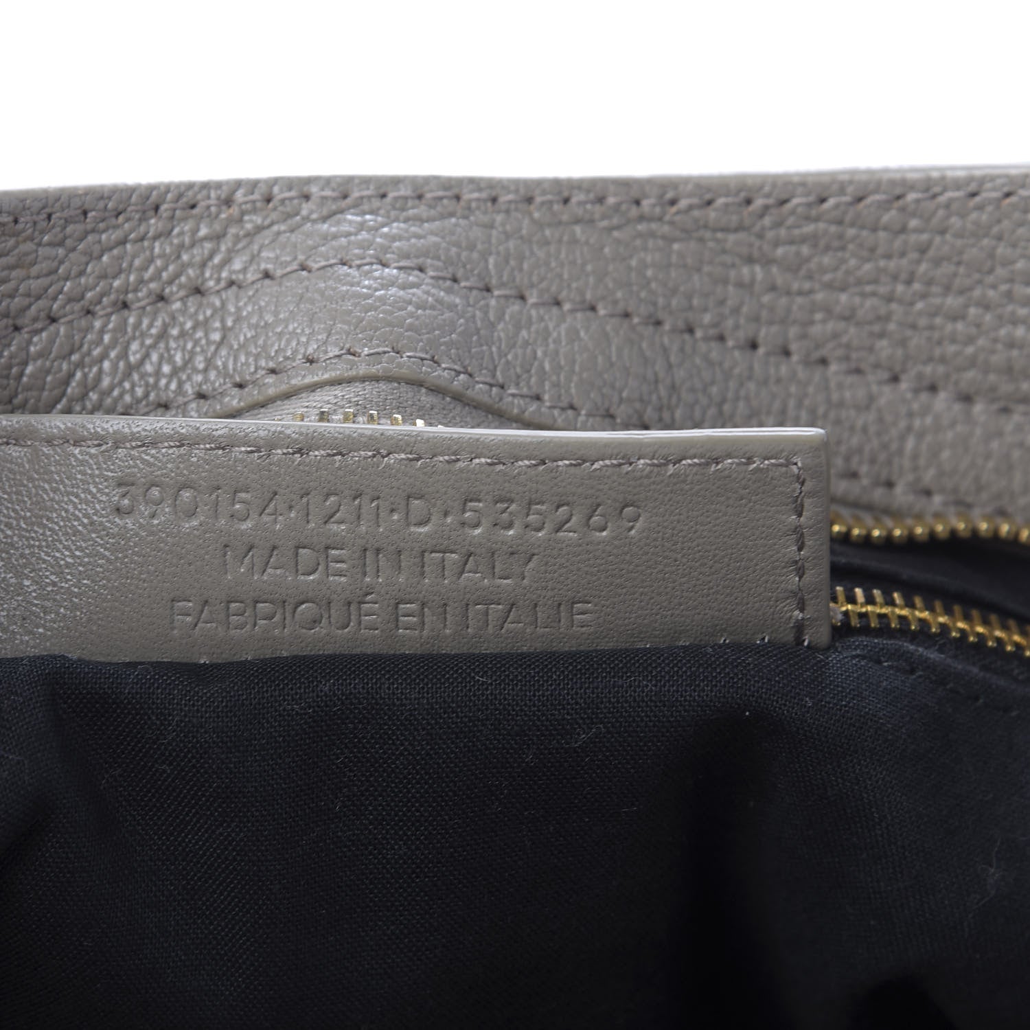 Balenciaga Chevre Gold Metallic Edge Hardware City Gris Taupe 7 of 9