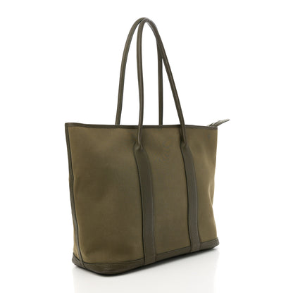 Hermes Buffle Skipper Toile Garden 36 MM Zip Tote Vert Veronese 3 of 10