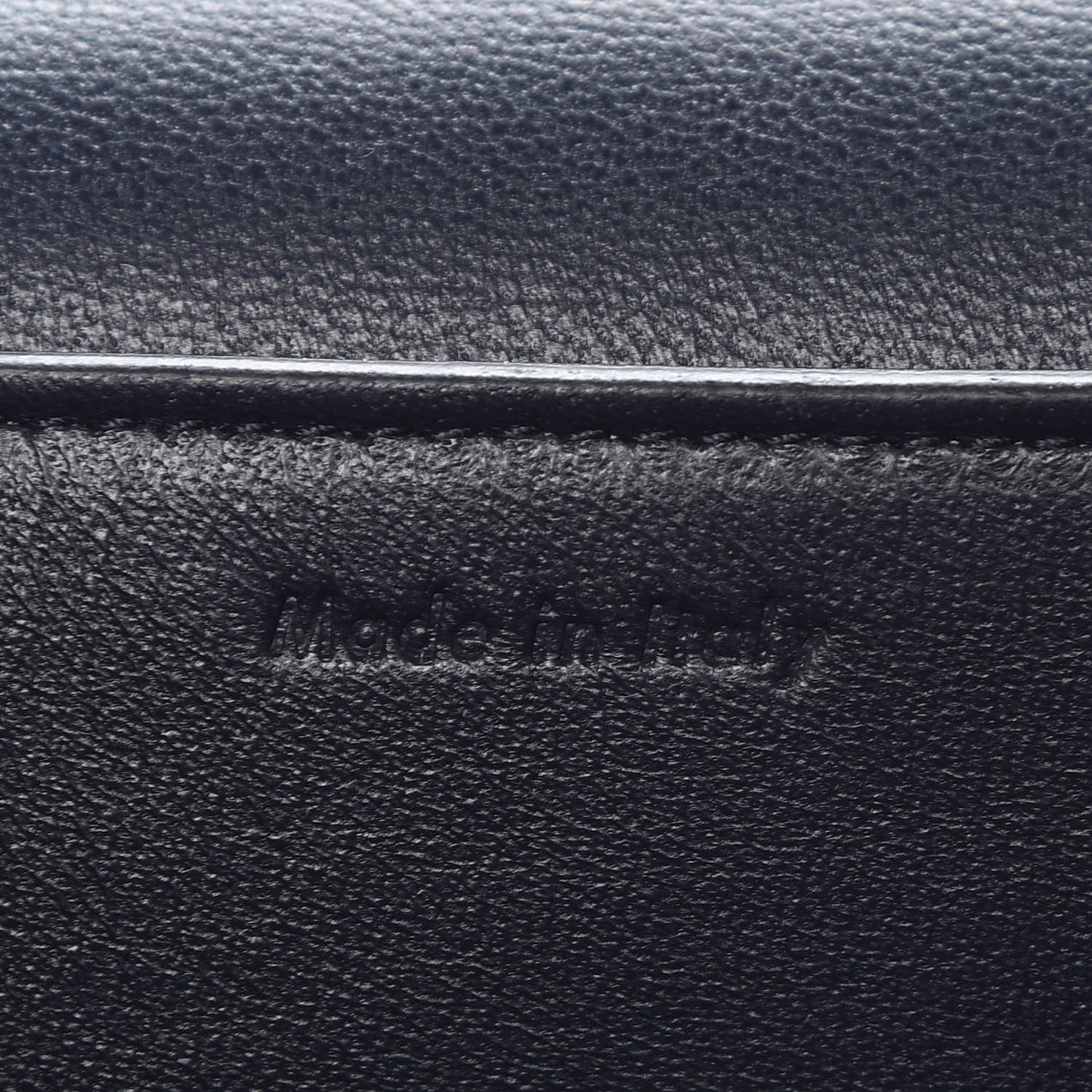 Shiny Smooth Calfskin Medium Frame Shoulder Bag Dark Navy Claycourt