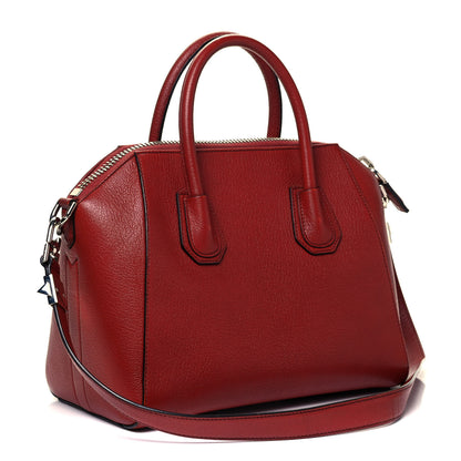 Givenchy Sugar Goatskin Small Antigona Mahogany 2 of 8