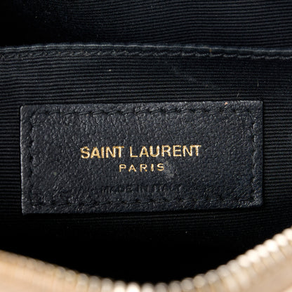 Saint Laurent Calfskin Matelasse Monogram Lou Camera Bag Dark Latte 6 of 10