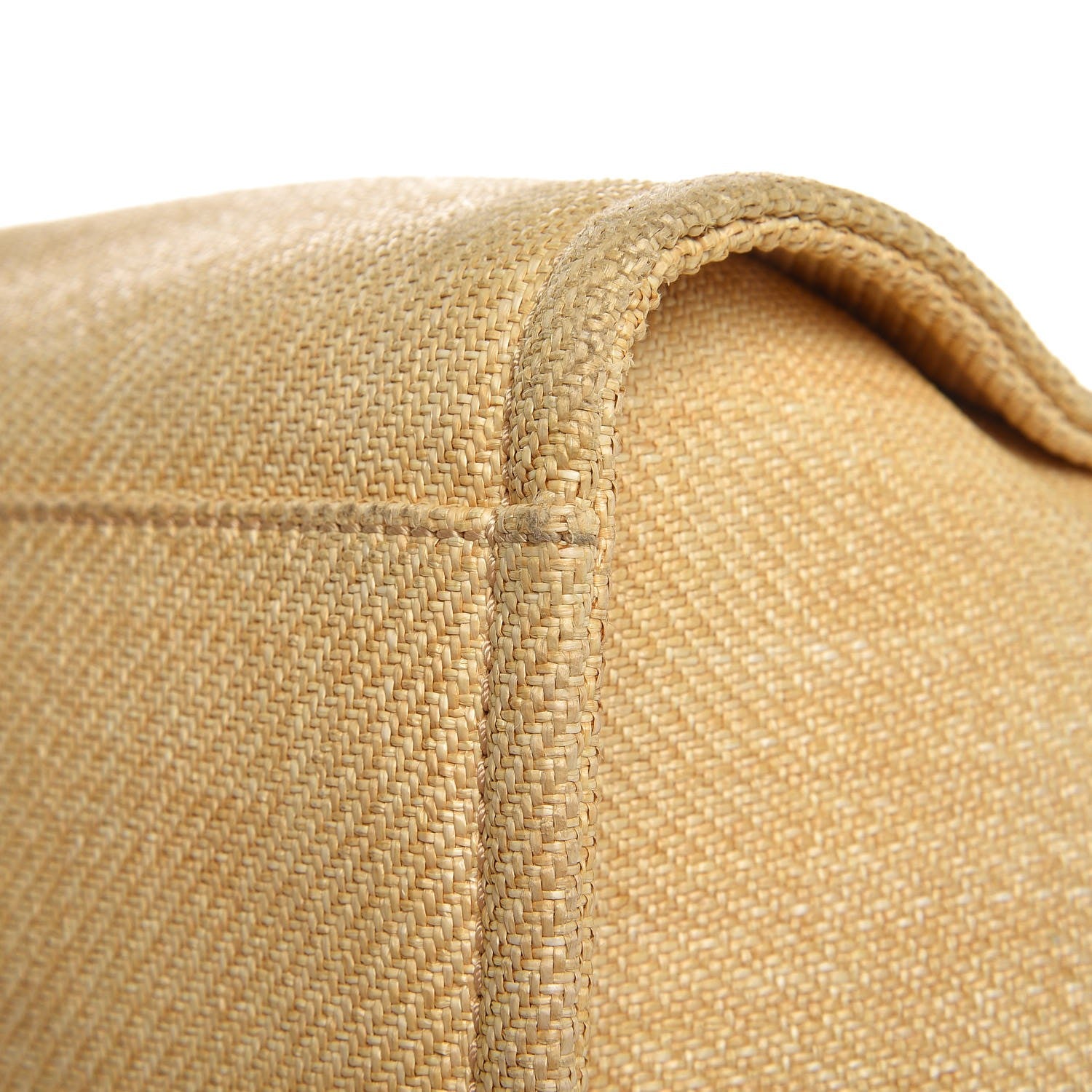 Chanel Woven Straw Raffia Large Deauville Tote Yellow 11 of 14