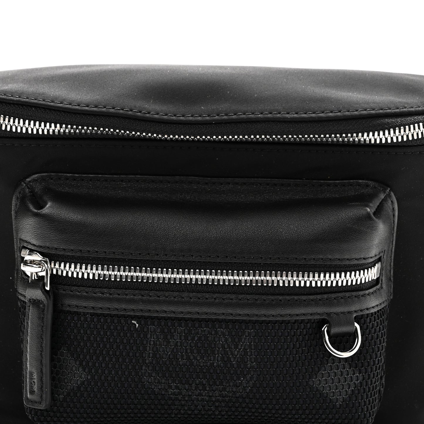 Nylon Fursten Medium Belt Bag Black