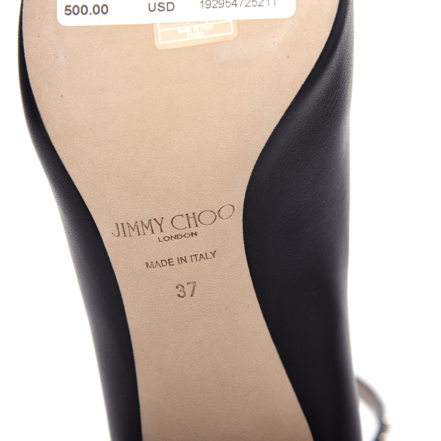 Calfskin Lark 65 Ankle Strap Pumps 37 Black