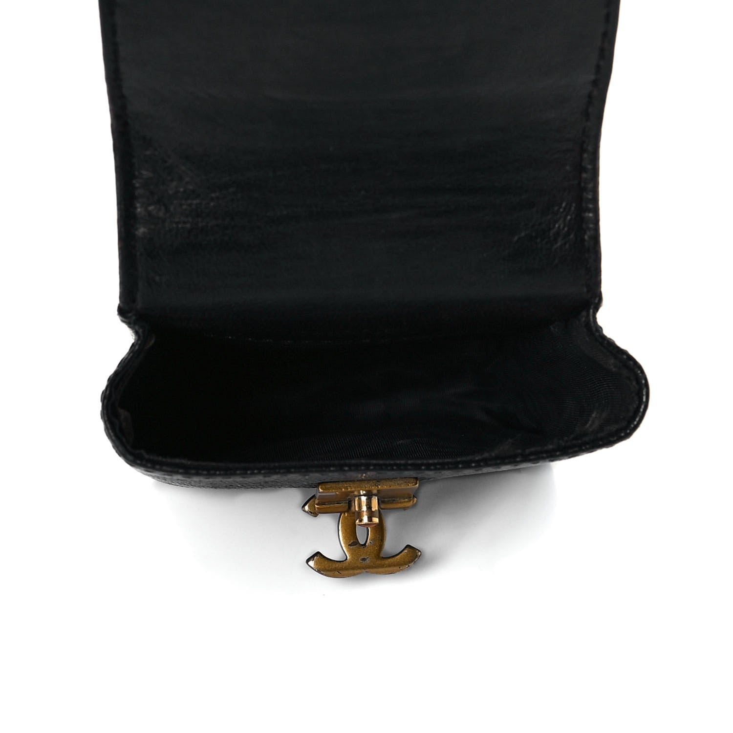 Chanel Caviar CC Cigarette Case Black 4 of 13