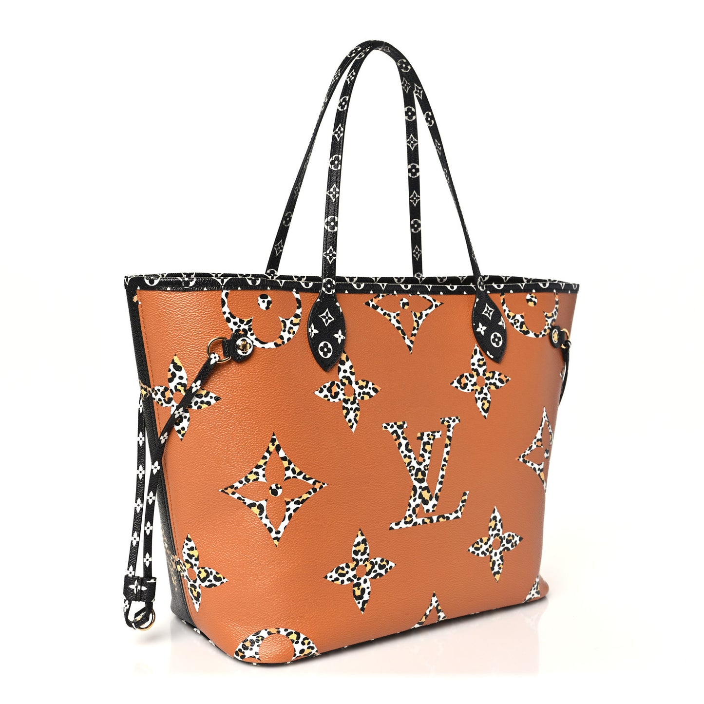 Monogram Giant Jungle Neverfull MM Black