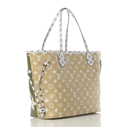 Louis Vuitton Monogram Giant Neverfull MM Kaki 4 of 12