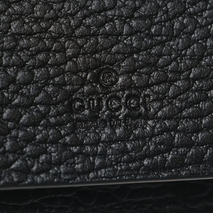 Gucci Dollar Calfskin GG Supreme Monogram GG Marmont 6 Key Holder Case Black Beige Ebony 6 of 7