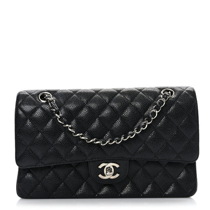 Chanel Caviar Quilted Medium Double Flap Black 1 of 9
