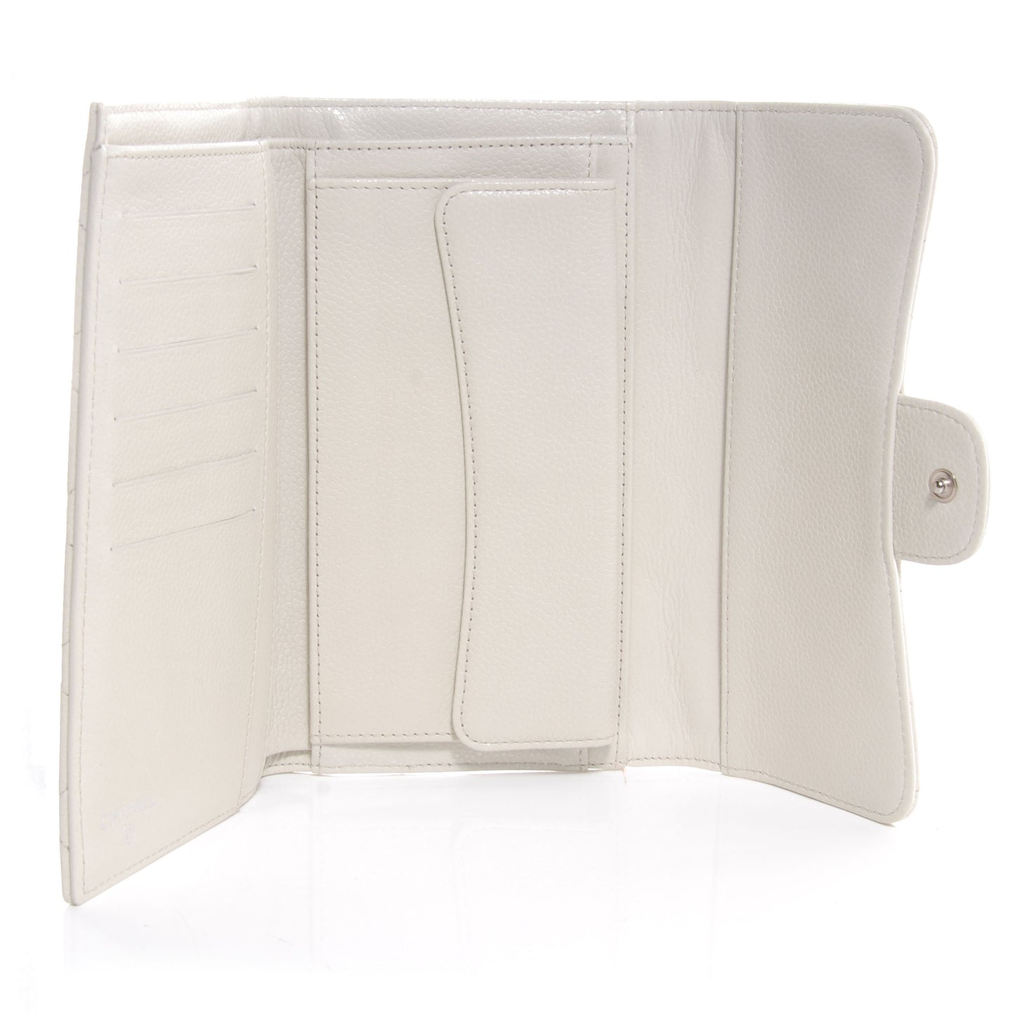 Caviar Reissue Classic Wallet White