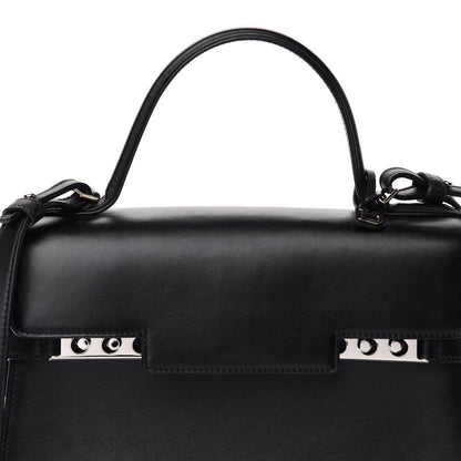Delvaux Calfskin MM Tempete Satchel Black 11 of 11