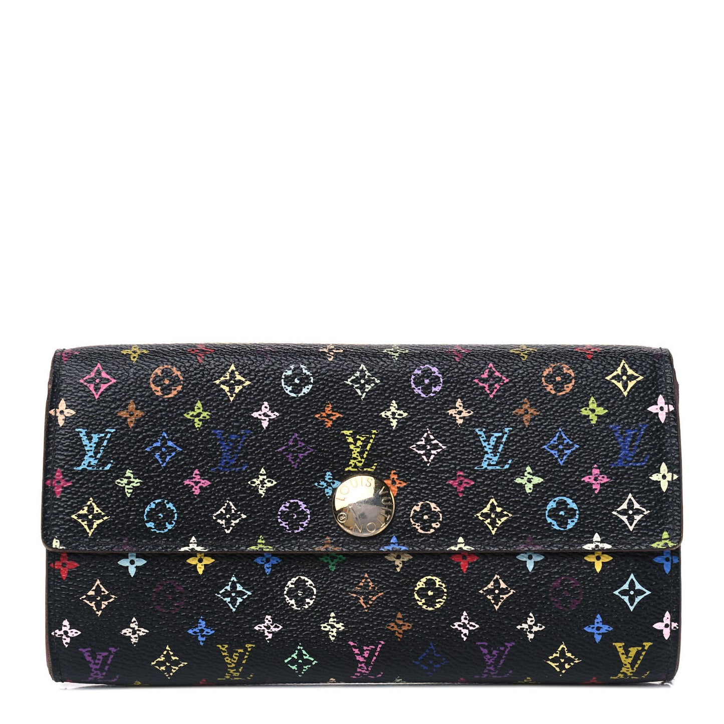 Monogram Multicolor Sarah Wallet Black Grenade