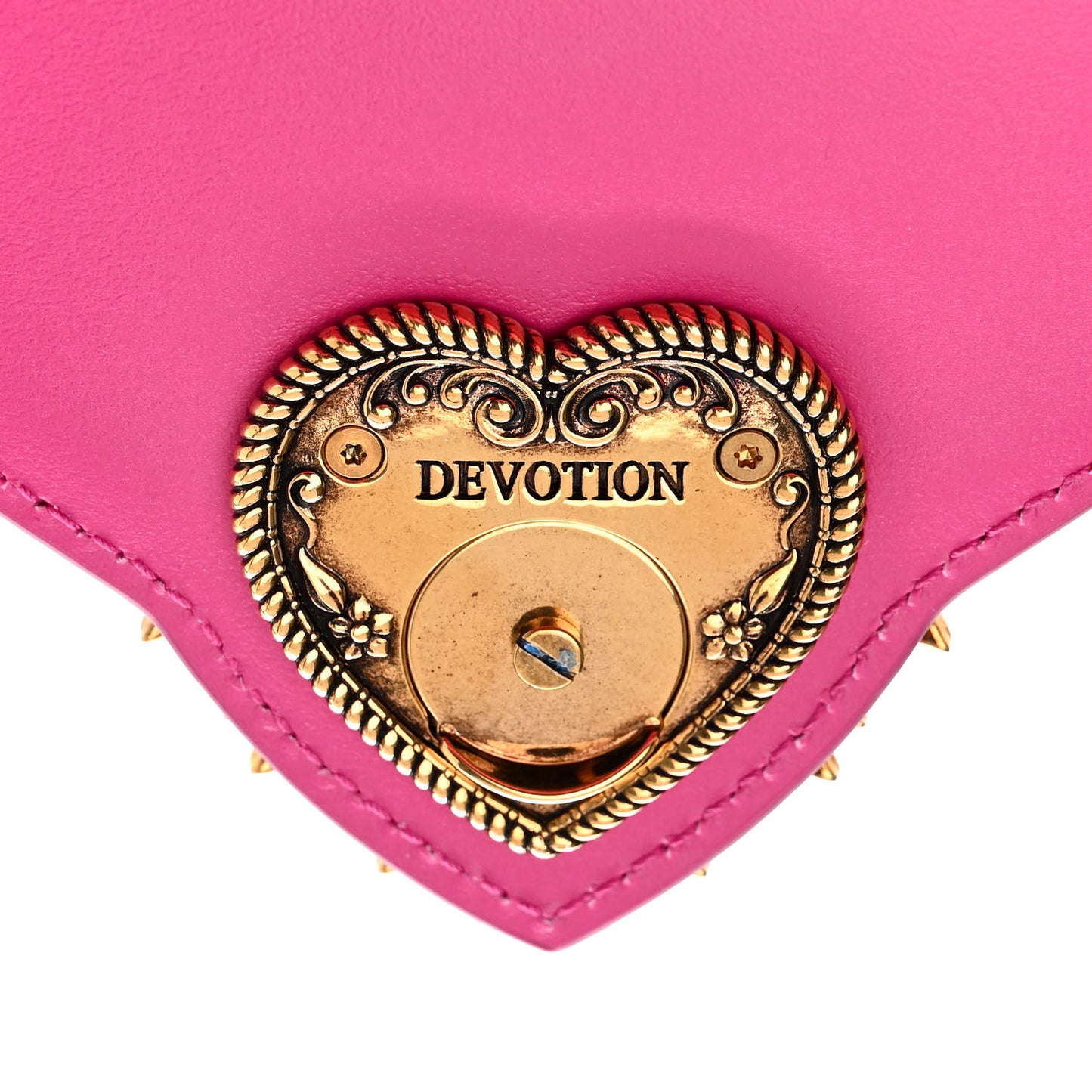 Smooth Calfskin Small Devotion Envelope Top Handle Bag Pink