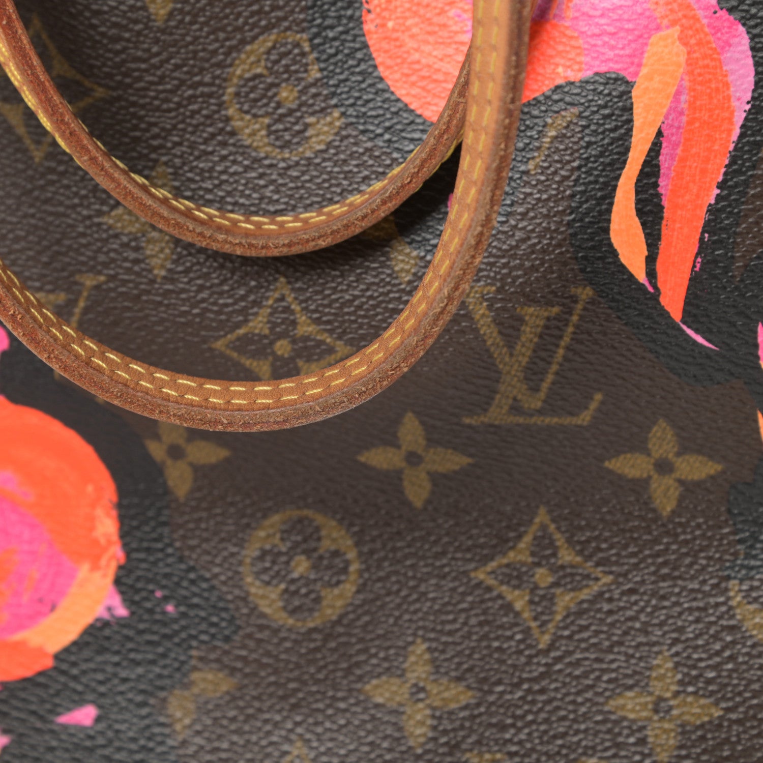 Louis Vuitton Monogram Roses Neverfull MM 12 of 12