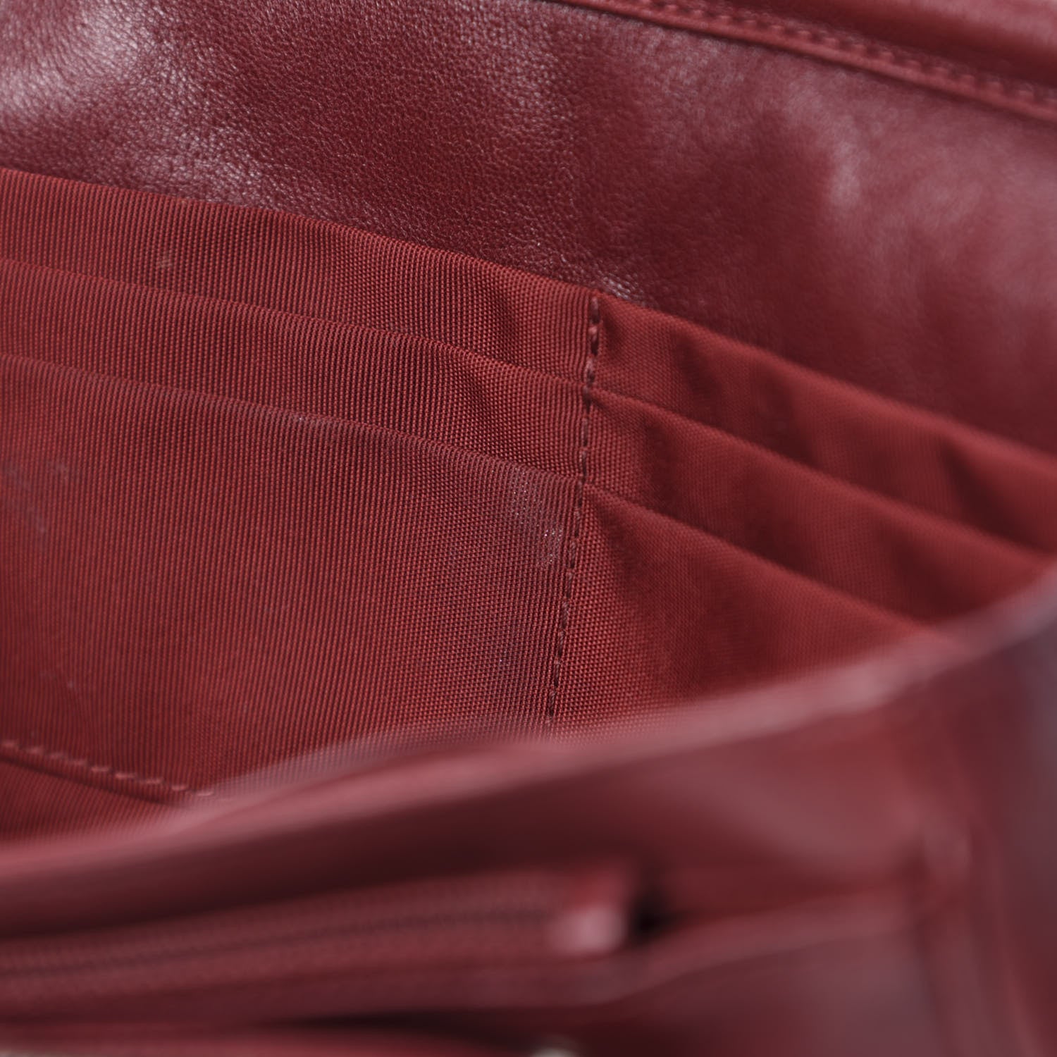 Chanel Lambskin Quilted Single Flap Red 9 of 13