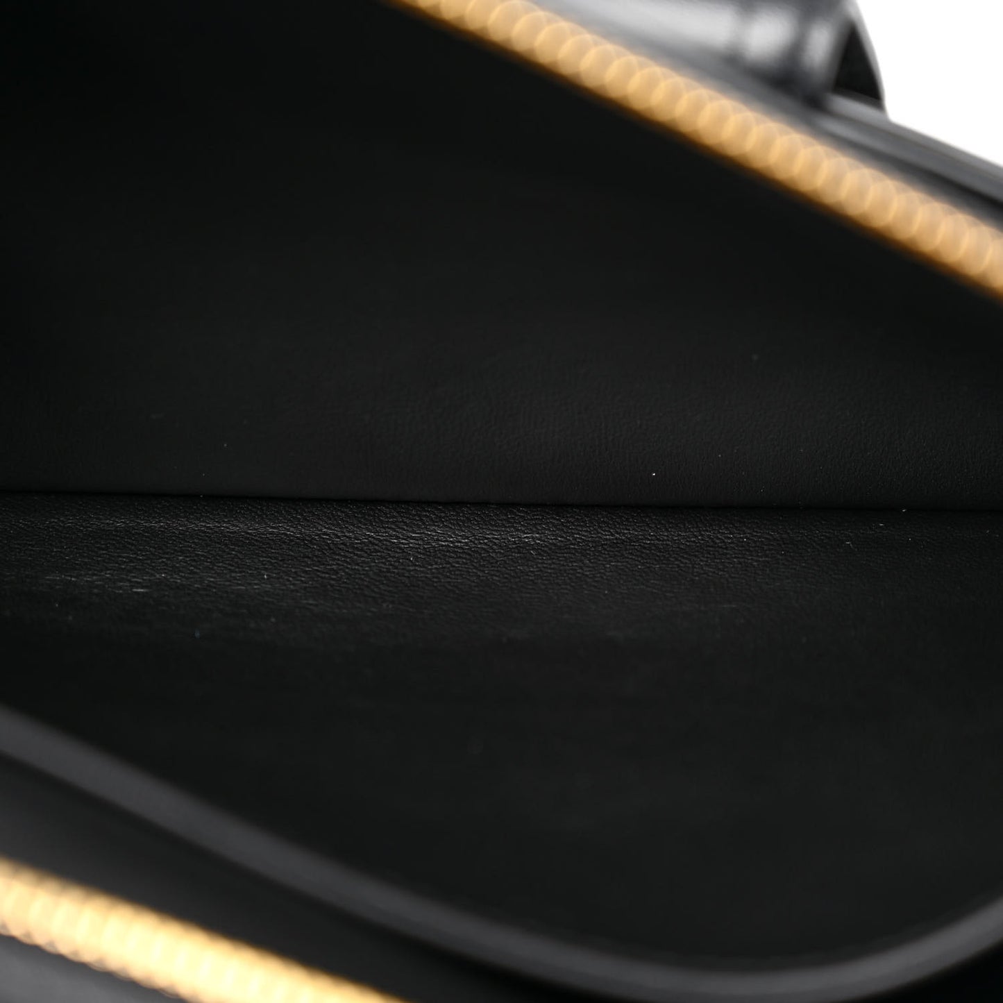 Smooth Calfskin Medium Diordouble Chain Bag Black