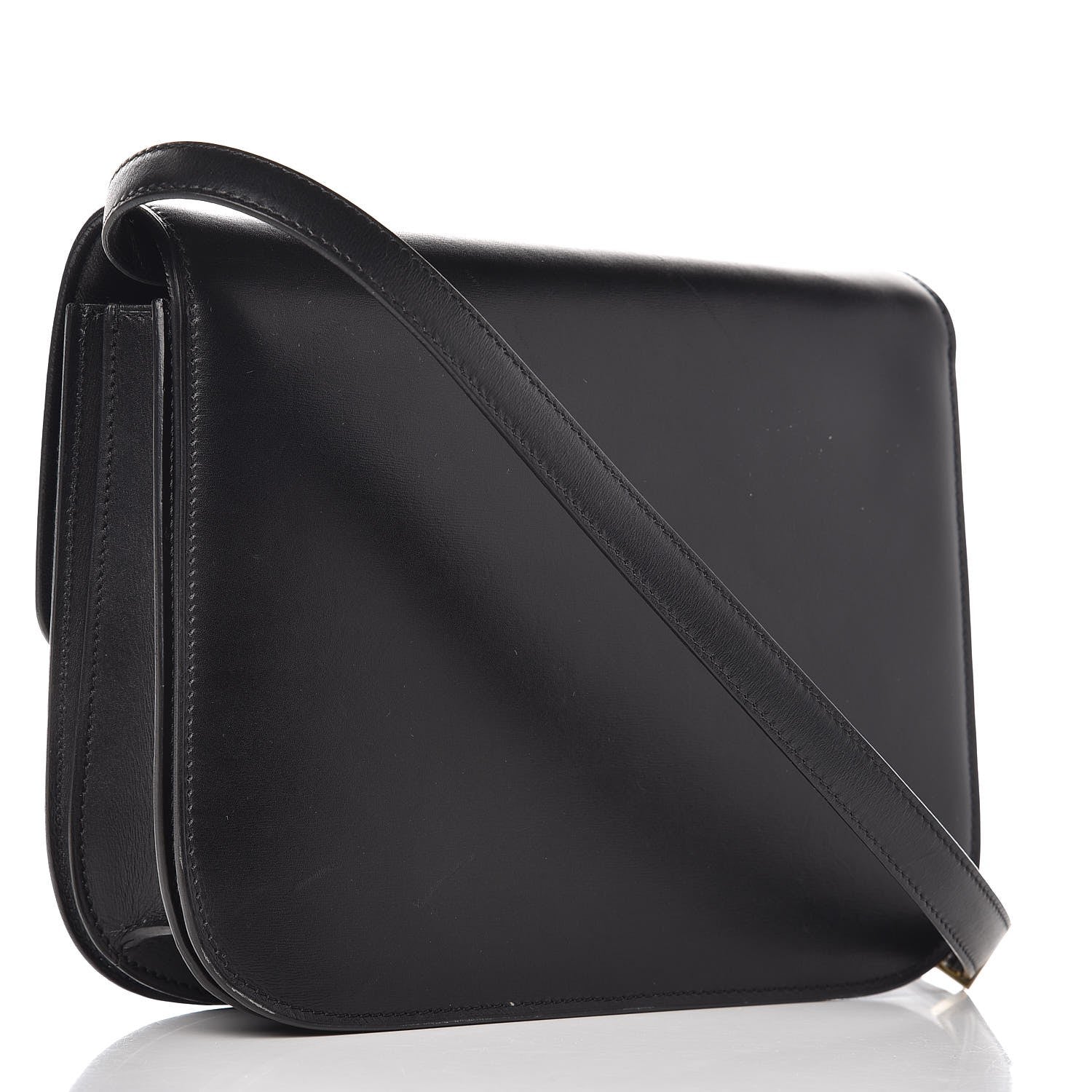 Celine Box Calfskin Medium Classic Box Flap Bag Black 3 of 14