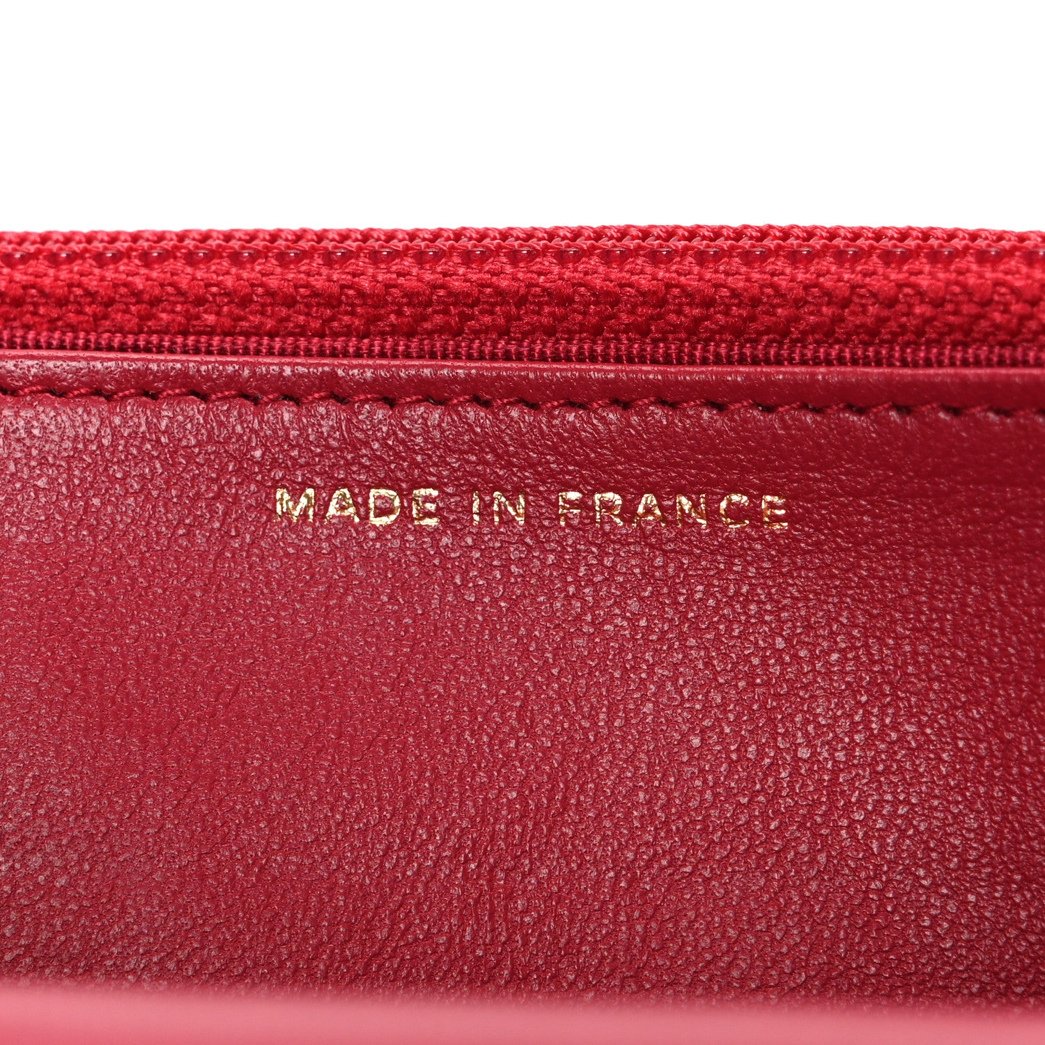 Chanel Lambskin Quilted Wallet On Chain WOC Dark Pink 7 of 12
