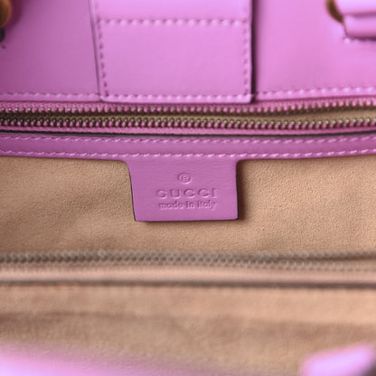 Gucci Calfskin Matelasse Small GG Marmont Tote Candy Mousse 5 of 10