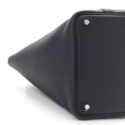 Hermes Taurillon Clemence Picotin Lock 18 PM Bleu Nuit 9 of 11