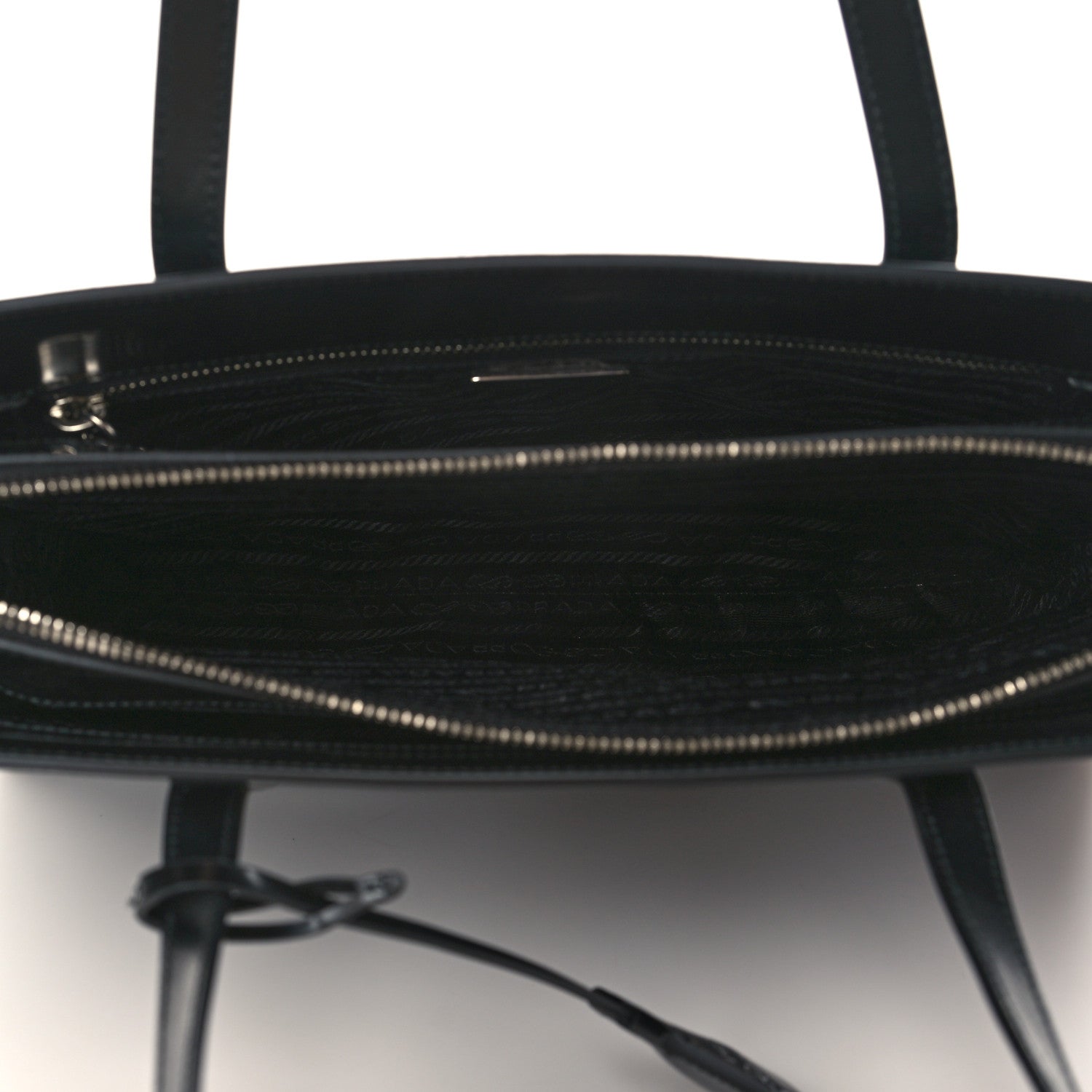 Prada Spazzolato Medium Re-Edition 1995 Double Handle Handbag Black 4 of 6