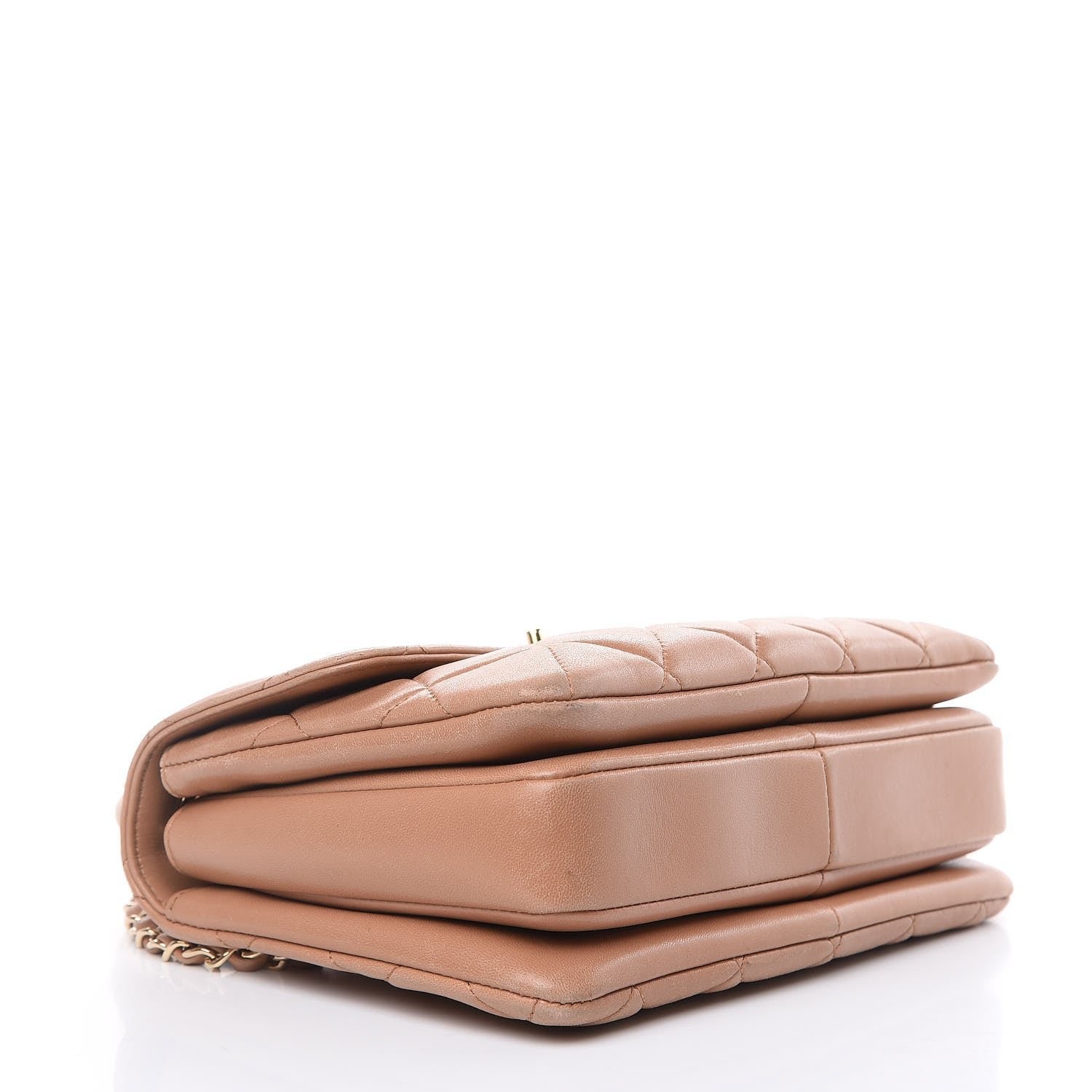 Chanel Lambskin Quilted Small Trendy CC Flap Dual Handle Bag Camel 4 of 20