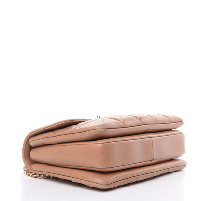 Chanel Lambskin Quilted Small Trendy CC Flap Dual Handle Bag Camel 4 of 20