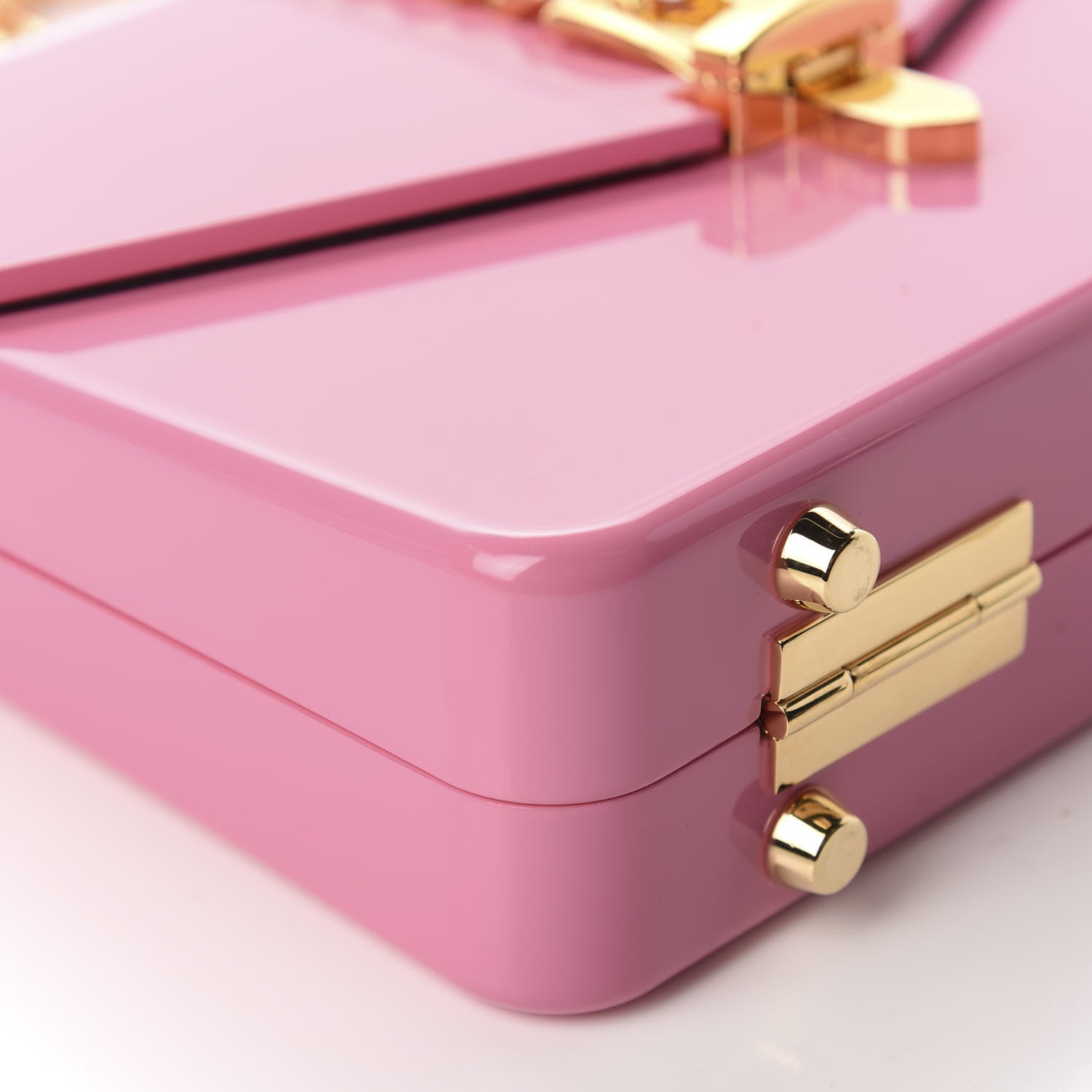 Gucci Plexiglass Mini Sylvie 1969 Top Handle Bag Pink 6 of 10
