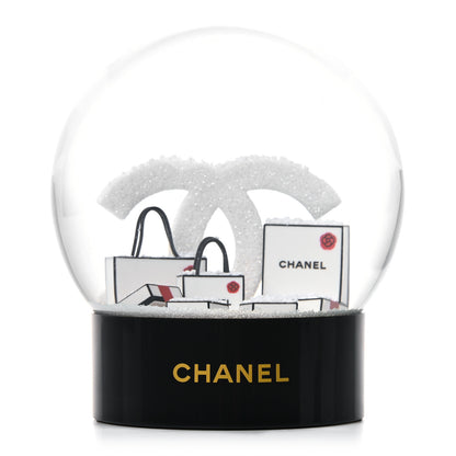 Chanel Glass CC Shopping Bag Snow Globe 1 of 5