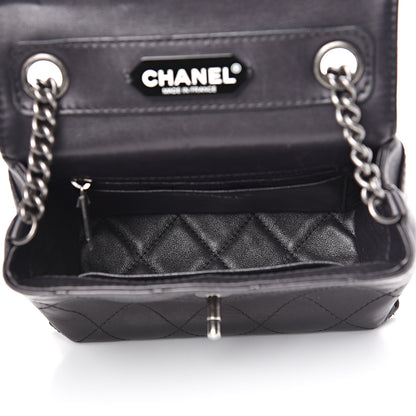 Chanel Calfskin Stitched Small Crossbody Flap Black 4 of 17