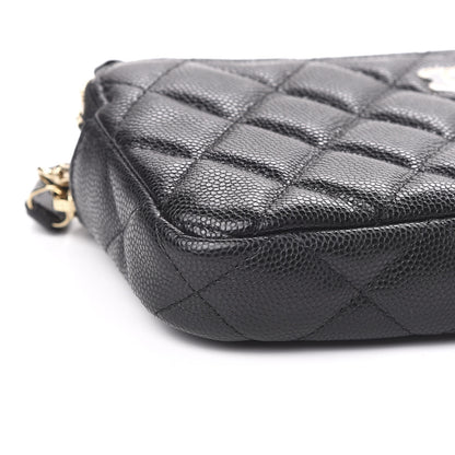 Chanel Caviar Quilted Small Clutch With Chain Black 9 of 11