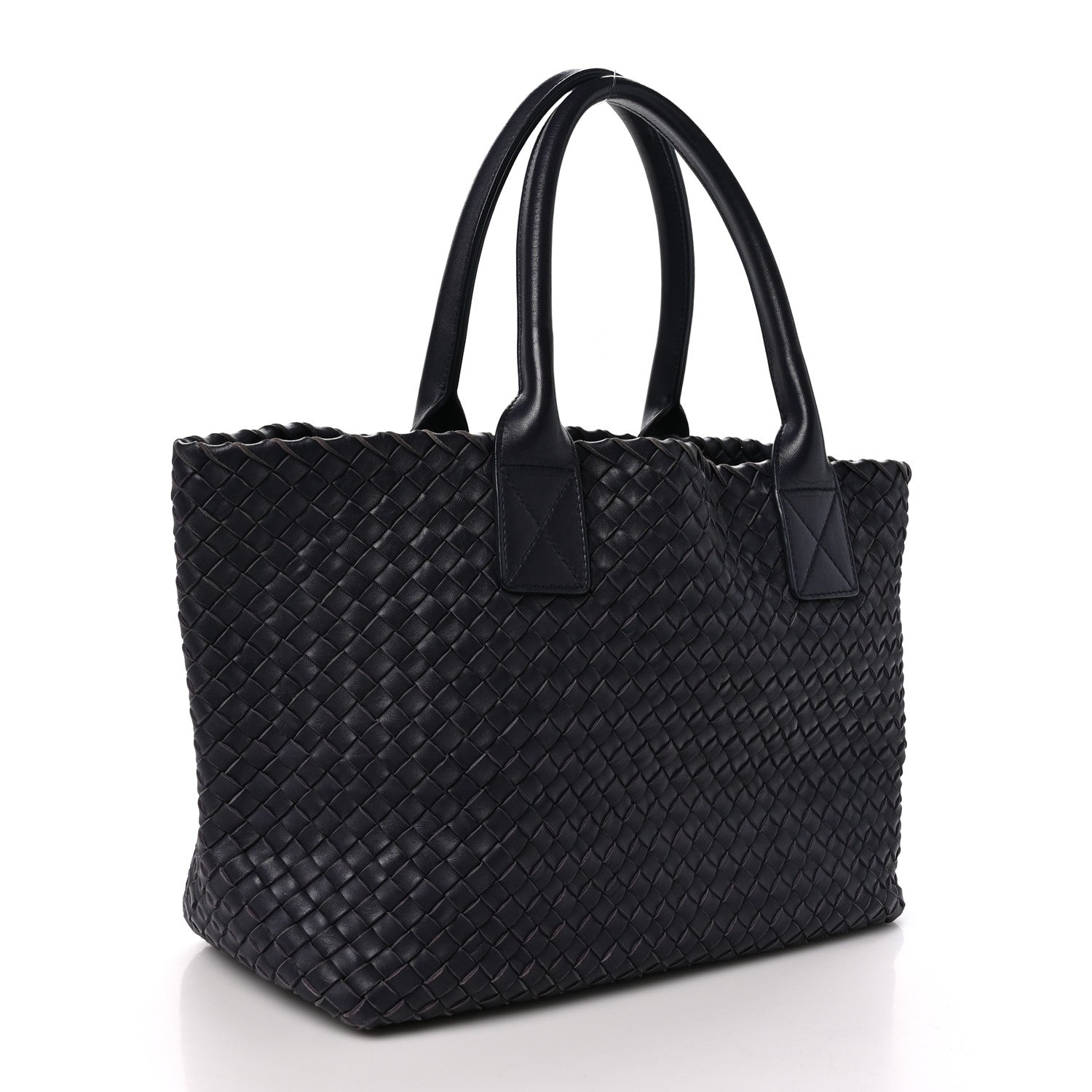Bottega Veneta Nappa Intrecciato Small Cabat Dark Purple 4 of 10