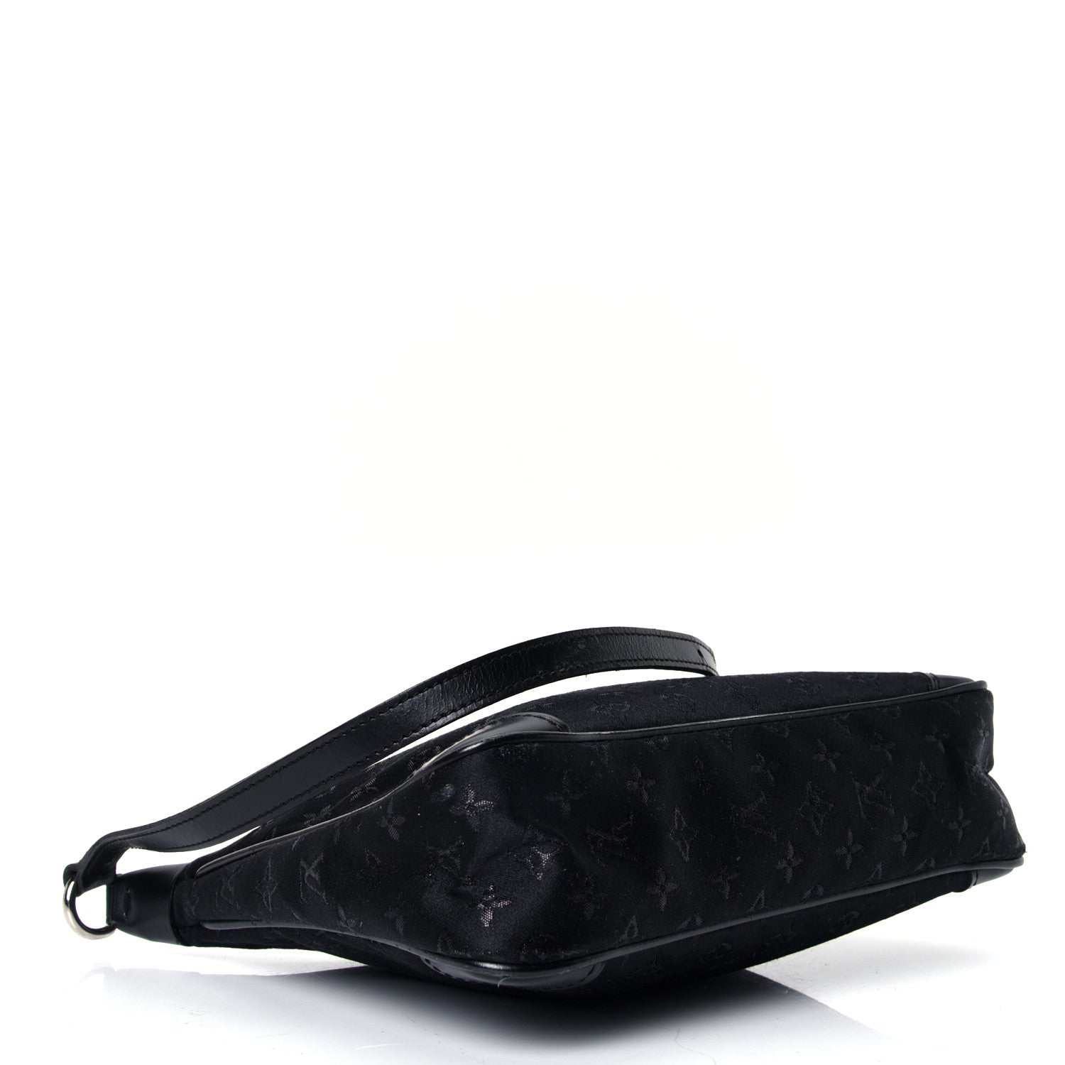 Louis Vuitton Satin Monogram Little Boulogne Black 3 of 4