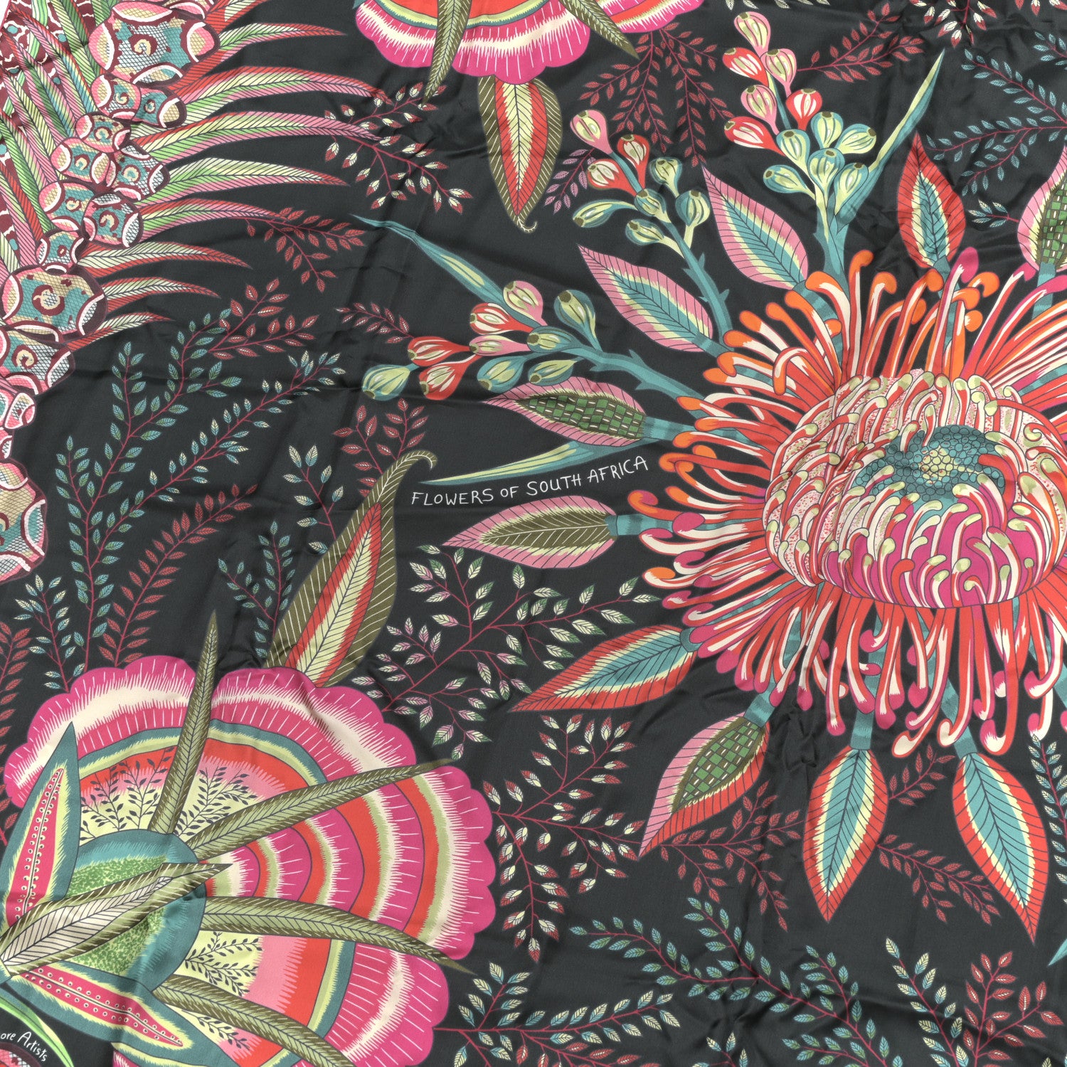 Hermes Silk Flowers of South Africa Scarf 140 5 of 6