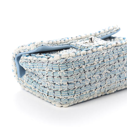 Chanel Tweed Braid Mini Flap Blue White Navy 8 of 9