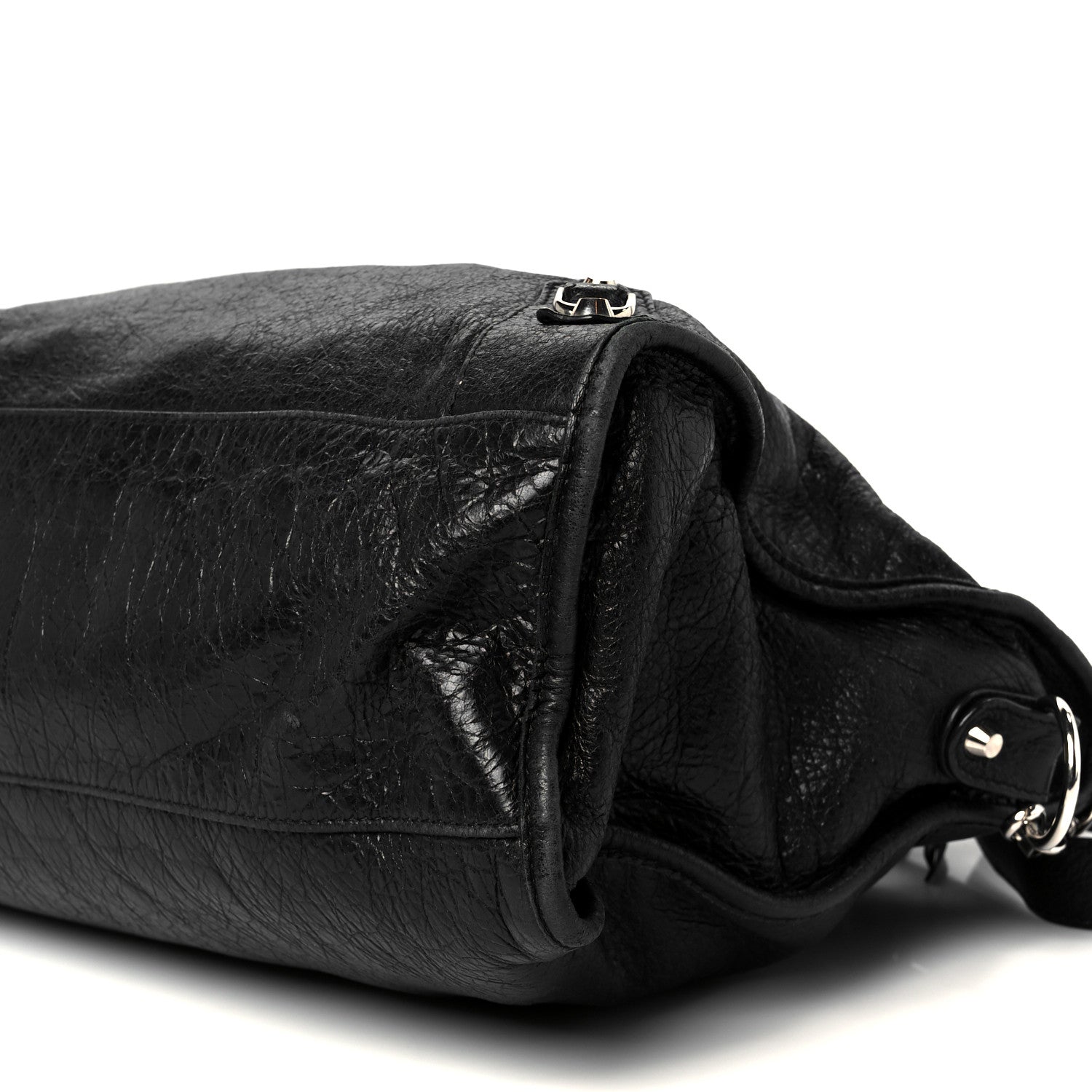 Balenciaga Agneau Arena Silver Hardware Medium Le City Black 11 of 14