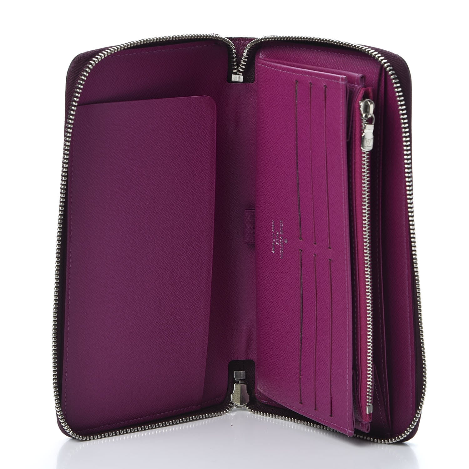 Louis Vuitton Epi Zippy Organizer Wallet Cassis 4 of 8