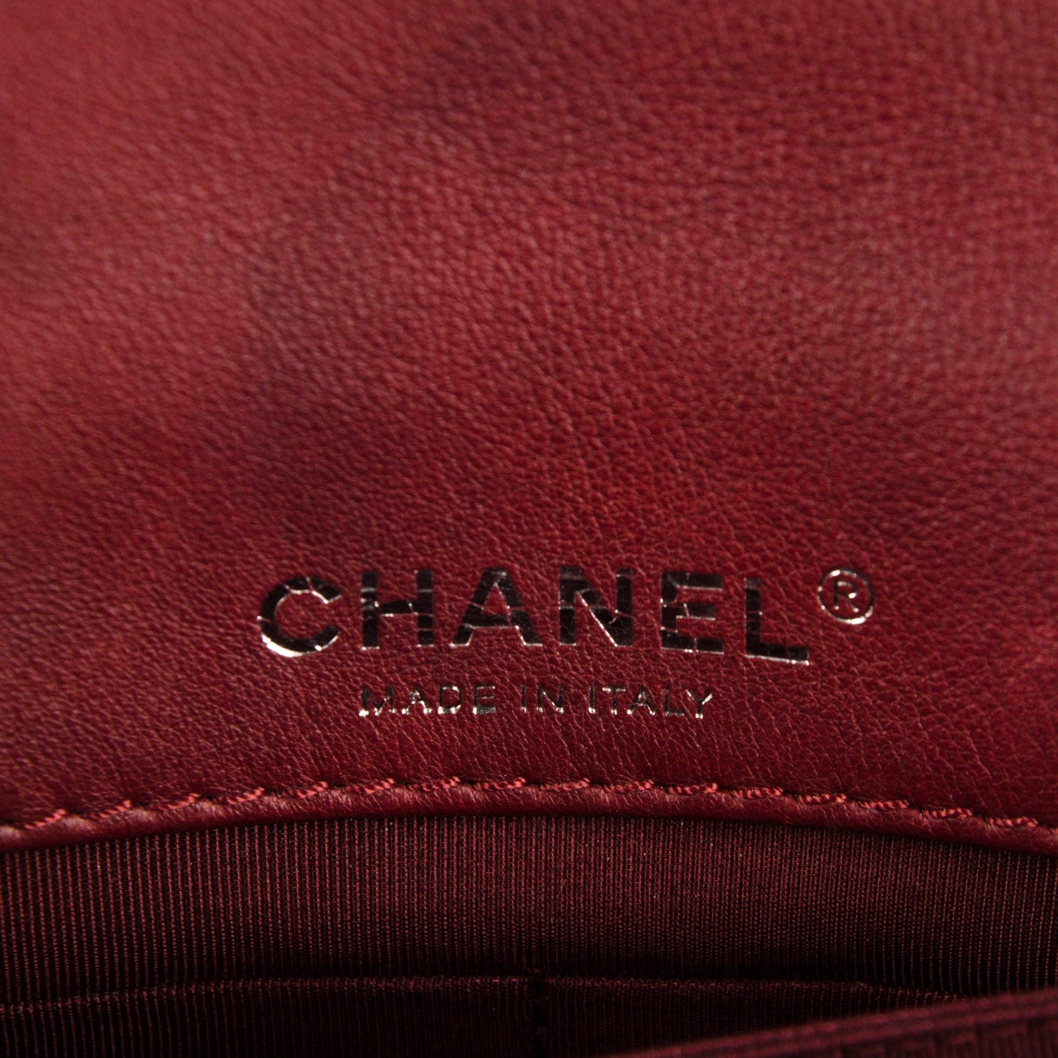 Chanel Calfskin Small Boy Reverso Flap Dark Red 6 of 7