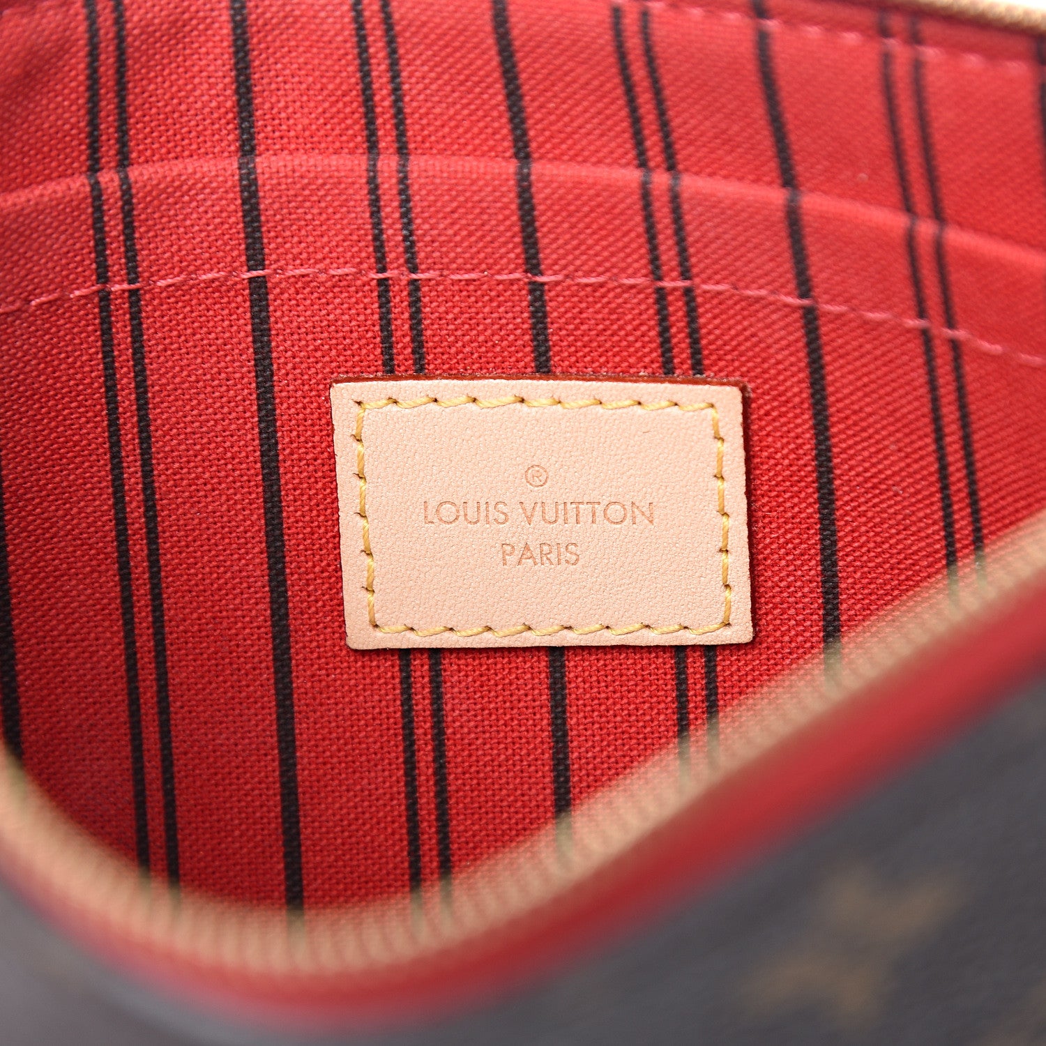 Louis Vuitton Monogram Neverfull MM GM Pochette Cherry 5 of 7