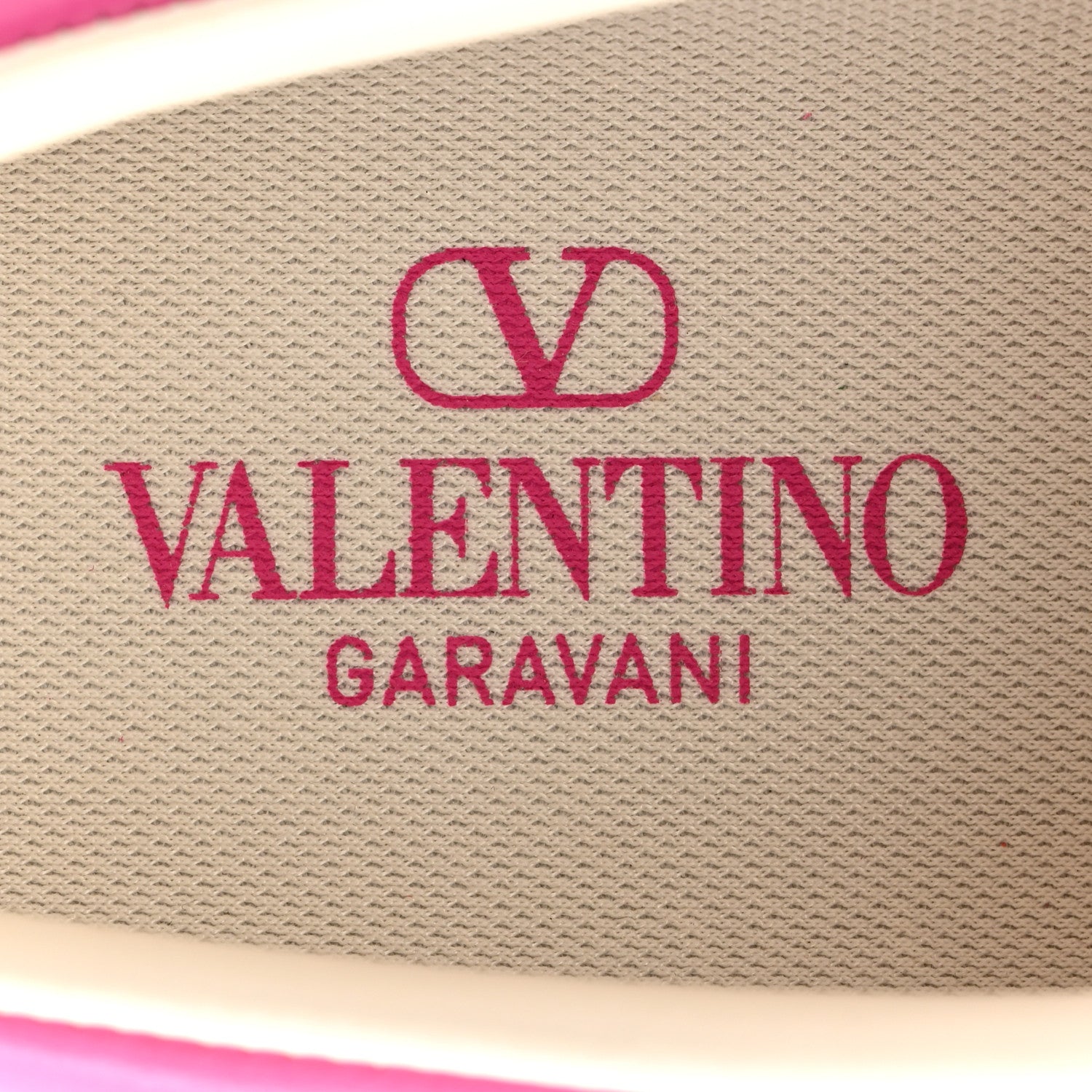 Valentino Garavani Suede Calfskin Womens Upvillage Crosta Low Top Sneakers 40 Pink Ivory 8 of 10
