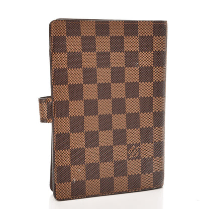 Louis Vuitton Damier Ebene Medium Ring Agenda Cover 4 of 14