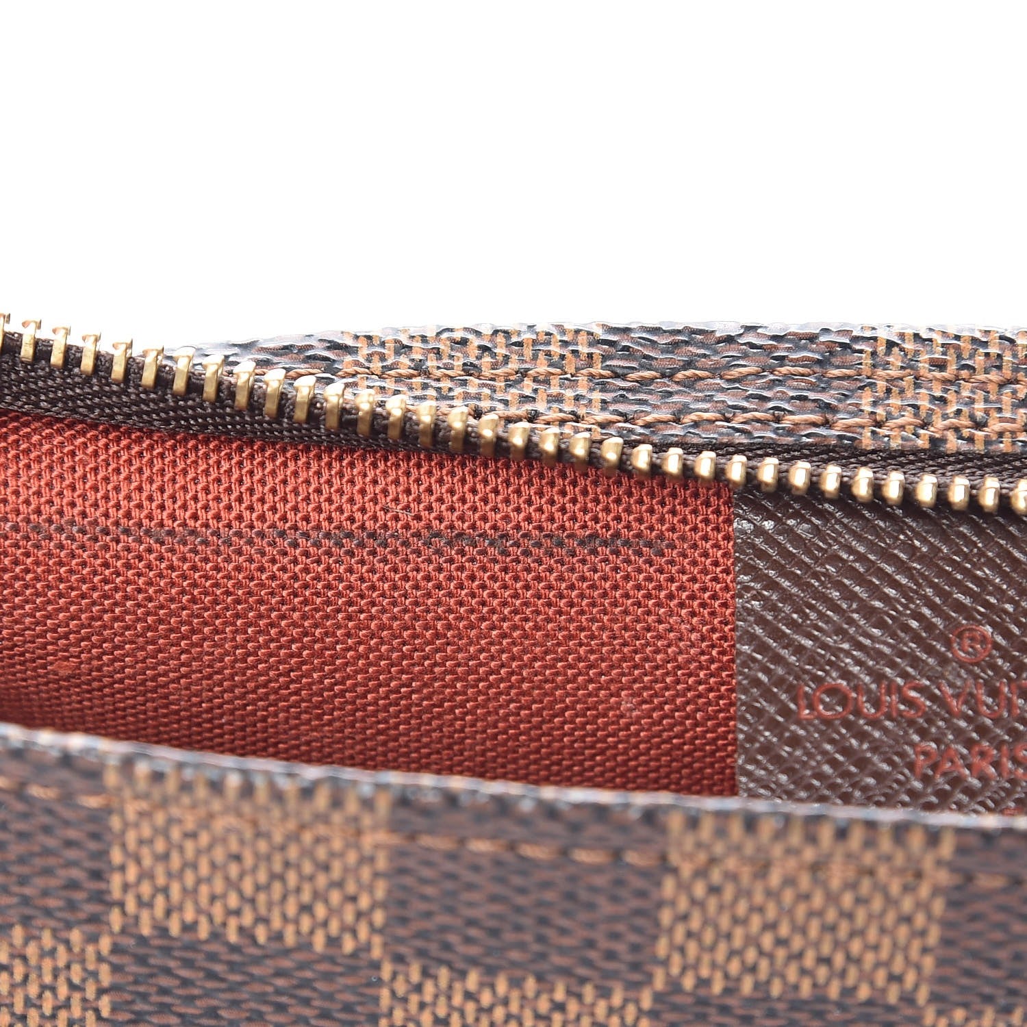 Louis Vuitton Damier Ebene Trousse Make Up Bag Pochette 8 of 10