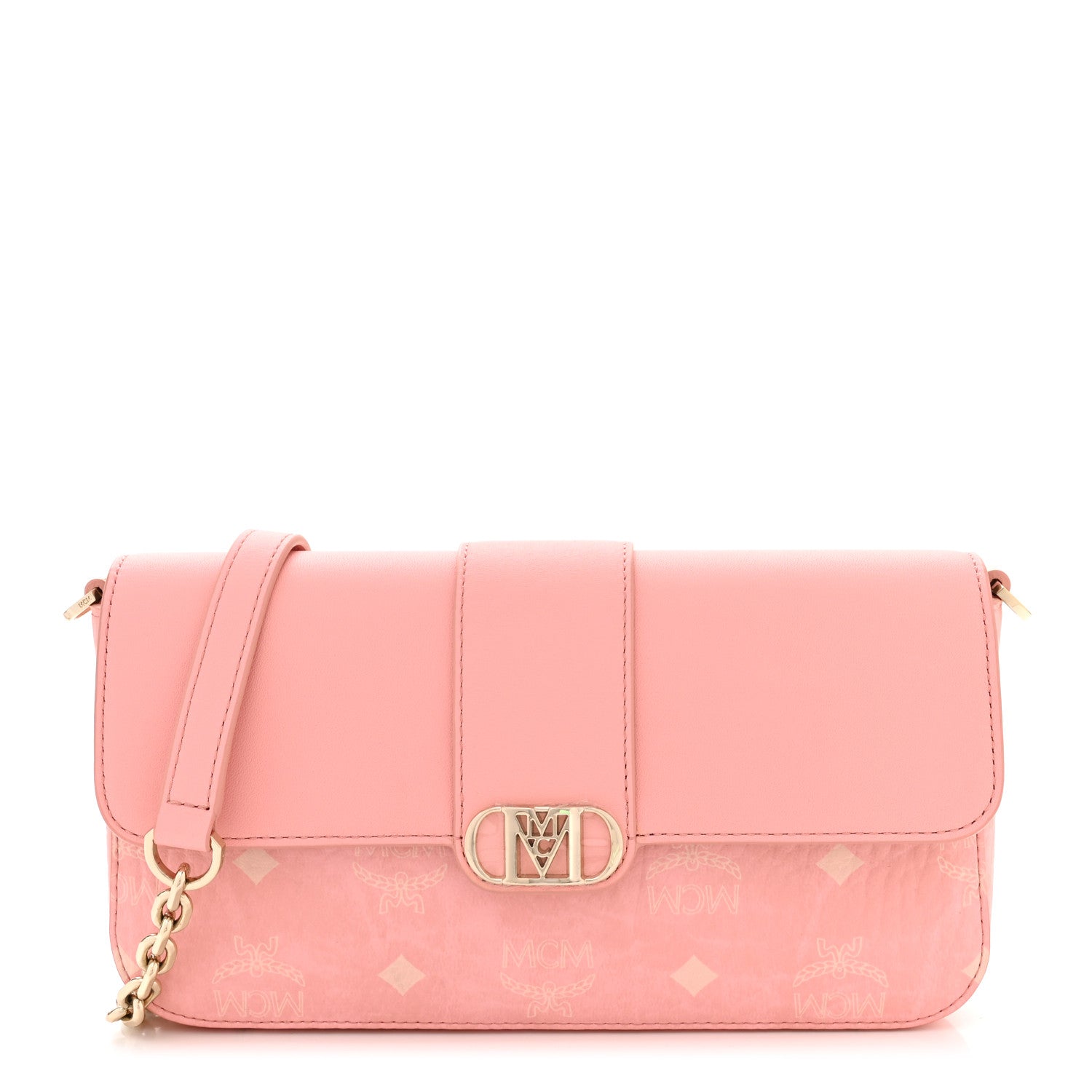 MCM Visetos Mode Travia Shoulder Bag Blossom Pink 1 of 10