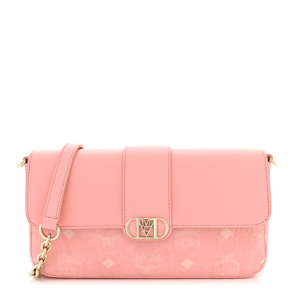 MCM Visetos Mode Travia Shoulder Bag Blossom Pink 1 of 10
