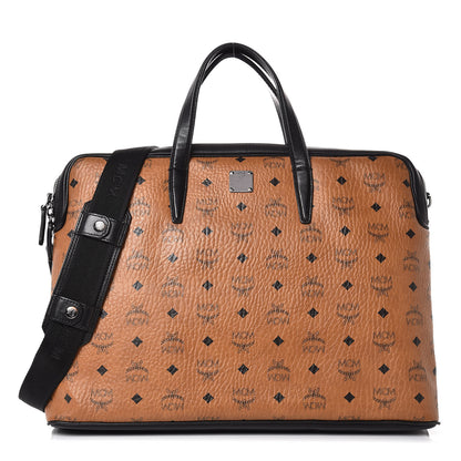 MCM Visetos Briefcase Cognac 1 of 13